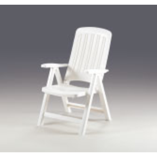 fauteuil blanc carmen relax chair en polypropylÃ¨ne inclinable blanc