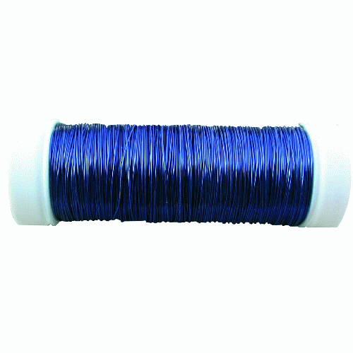 5 bobina di filo di rame colore blu 0.3 mm matassa metallo rocchetto