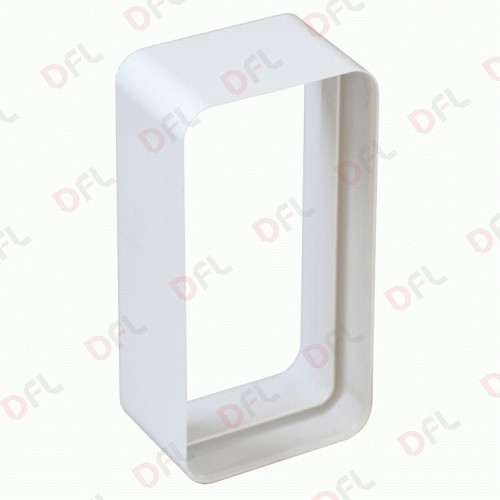 Joint for ducted ventilation pvc white color 120 x 60 mm 12 x 6 cm