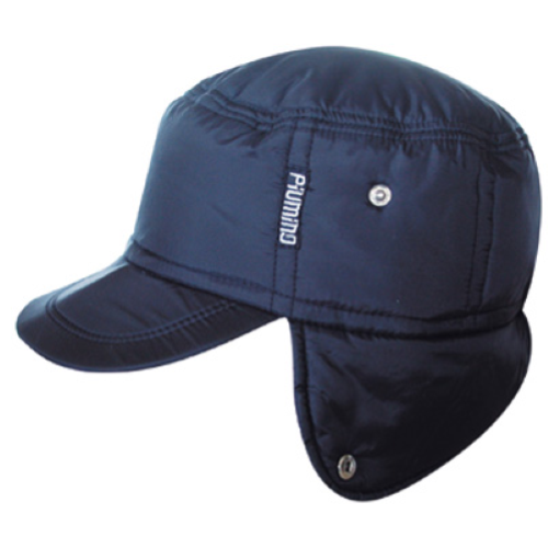 6 pz berretto cappello invernale in nylon imbottito con copriorecchie blu