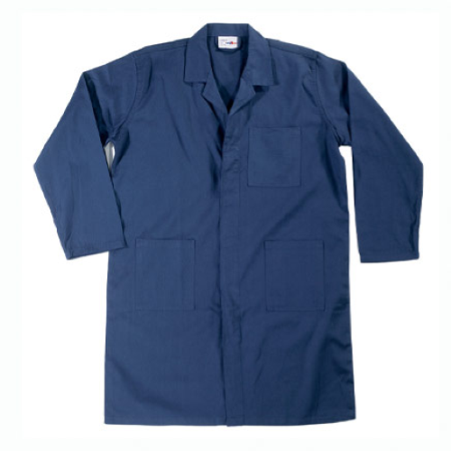 Cotton work smock size 56 blue apron for mechanical worker