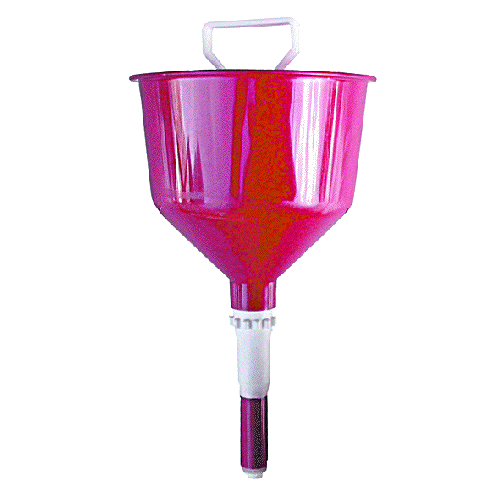 self-regulating funnel with 3 three positions in plastic wine block regulator