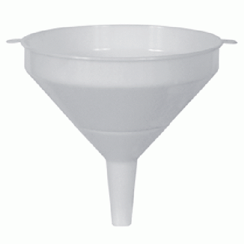 Moplen funnel Ø 30 cm with filter holder without filter for wine oil grapes must plastic transfer funnels