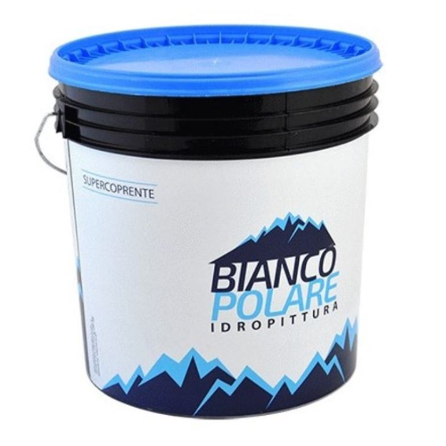 Bianco Polare semi-washable transpiring white scented water-based paint of 14 lt paint for interiors
