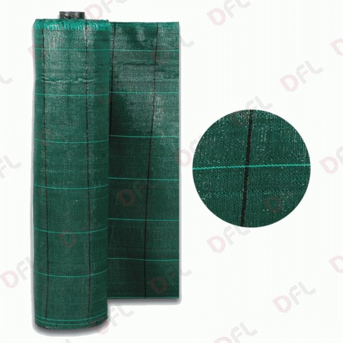 rouleau de tissu de paillis vert 4x50 mt gr 105 / m2 pour la terre de potager