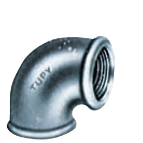 galvanized cast iron elbow 90? 3/4 &quot;curved female F / F female connection