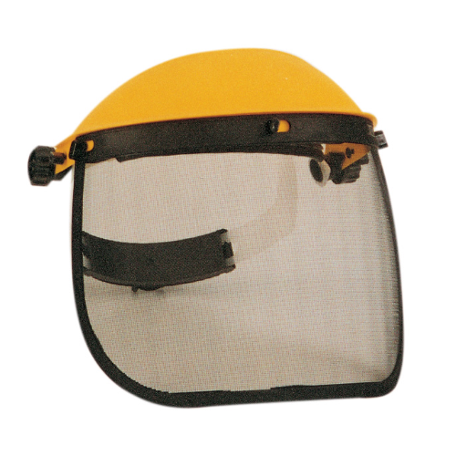 Professional mesh protection visor screen according to EN 166