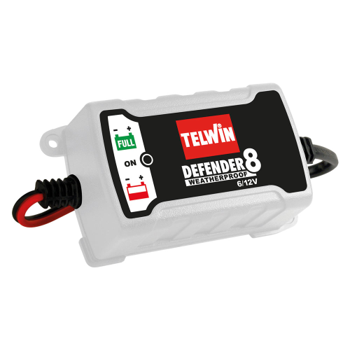 Telwin-Batterieladegerät und -wartungsgerät mit automatischer Steuerung für 6/12-V-Blei-Säure-Batterien