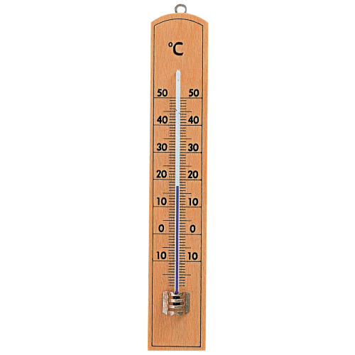 Holzthermometer 20,5x3,6 cm art101015 fÃ¼r den internen und externen Gebrauch Minimum Maximum