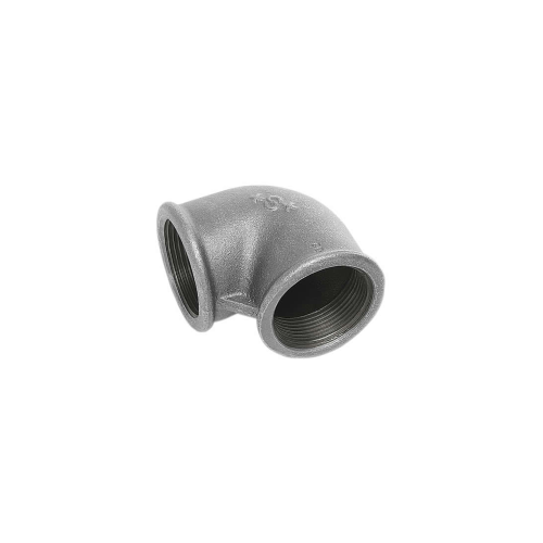 Elbow 90° in galvanized cast iron with female female connection
