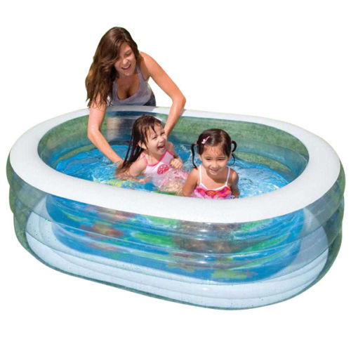 Intex 57482 piscina hinchable ovalada para bebÃ©s cm 163x107x46h juego de billar infantil marino