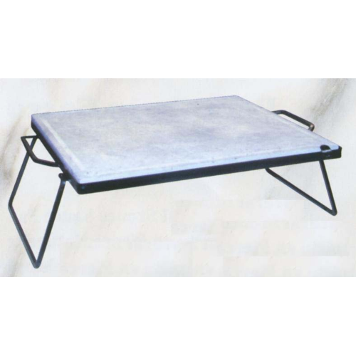 soapstone grill 30x40 cm hob with frame folding legs