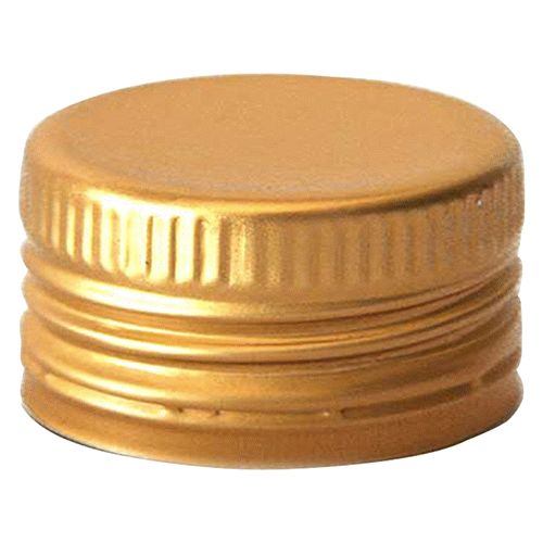 Dama-Kolbendeckel aus vorgefertigtem Blech Ø 35 x 18 mm goldfarben