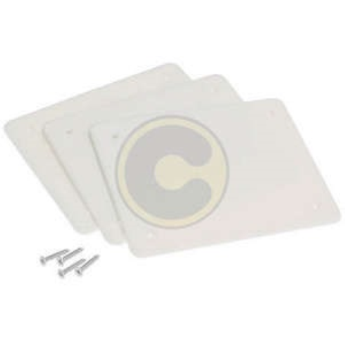 spare cap recessed cover for box box 92x92 mm white