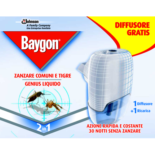 Difusor vaporizador lÃ­quido anti-mosquitos Baygon con 1 recambio de protecciÃ³n