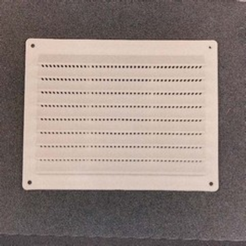 12.5x36.5 cm abs aeration grille for recessed wall and anti-insect wall