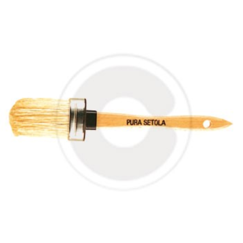 oval series 700 brush brush with wooden handle blonde bristle n 14