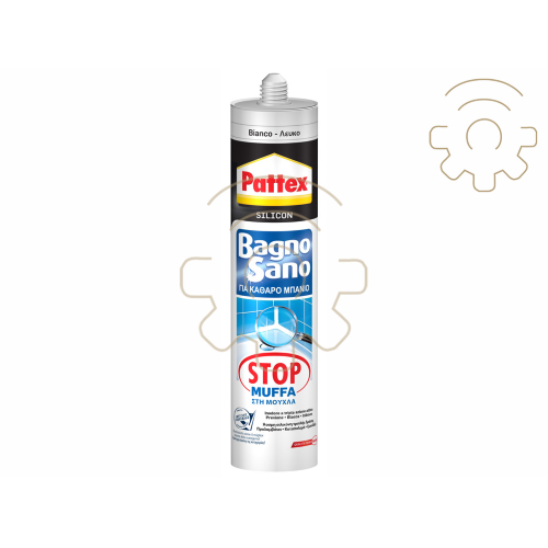 Pattex cartuccia di silicone 300 ml bagno sano bianco sigillante per sanitari