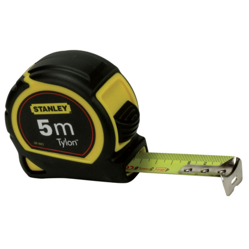 Stanley 3 mtl measuring tape measure mod Tylon in shockproof abs