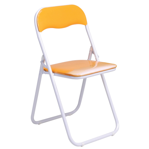 sedia arancione pieghevole Boy poltrona arancio sedie pieghevoli in acciaio