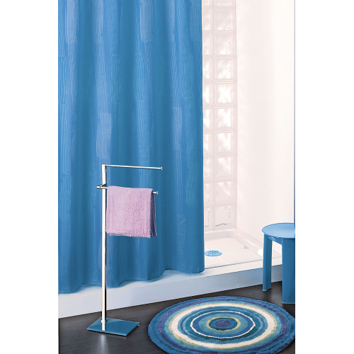 blue shower curtain 113 Gedy polyester bathroom curtains 240x200 cm