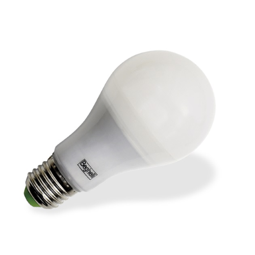 Beghelli Ecoled lamp led bulb E27 12W warm matt light