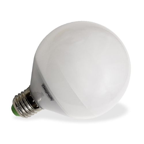 Beghelli Ecoled lamp bulb led globe matt 12W E27 warm white light