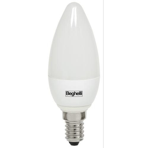 Beghelli Ecoled Lampe GlÃ¼hbirne fÃ¼hrte Olivenopal 3,5W E14 warmes Licht