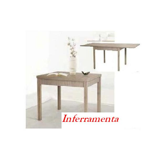kit de table Libro tables pour cuisine modulable en bois de mÃ©lÃ¨ze gris cm 90x90