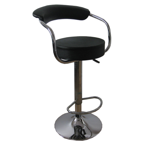 black swivel stool UT-C826 swivel bar stools with footrest