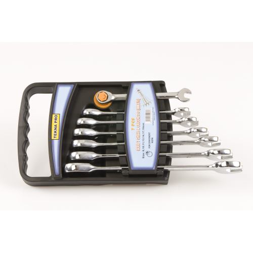 series 7 ratchet wrenches from 8 to 19 mm steel combination wrench