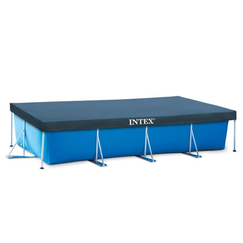 Intex 28038 cubierta protectora para piscinas tubulares rectangulares 3x2 en cubierta superior de PVC