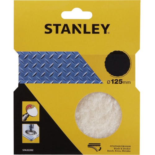 Stanley STA32202 cuffia in lana di agnello 125 mm per levigatrici orbitali