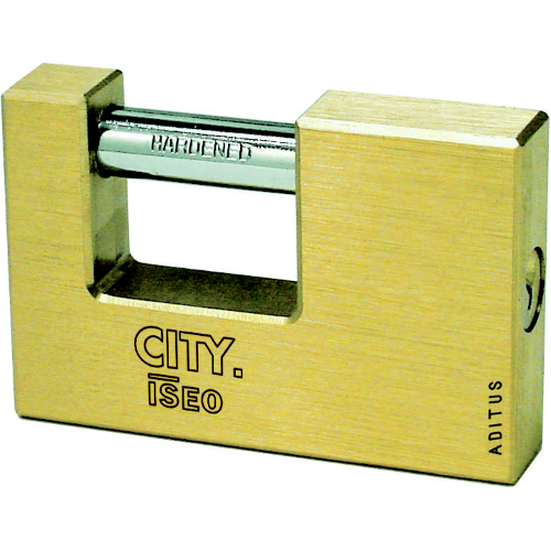 1 PC City by Iseo gepanzertes VorhÃ¤ngeschloss Riegel 50 mm Verschluss VorhÃ¤ngeschlÃ¶sser