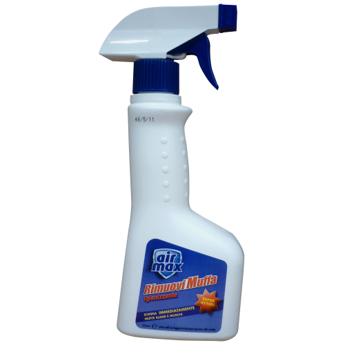 Airmax 250 ml mold remover spray removes sanitizing mold