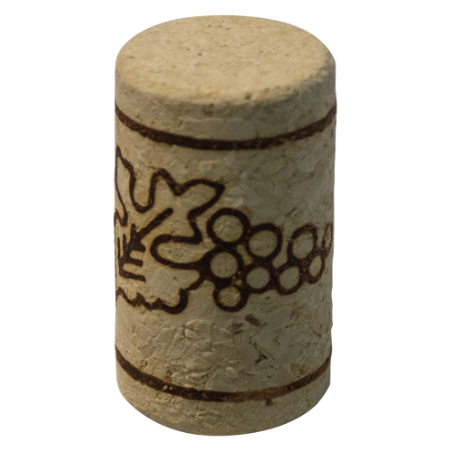 Gránulos de corcho y aglutinantes sintéticos paquete de 100 piezas para botellas de vino Ø 24 x 42 mm tapón tipo supercork