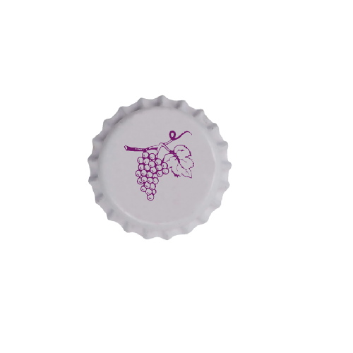 Bouchons couronnes en fer blanc ø 26 mm Couleur raisin paquet de 100 pièces pour bouteilles adaptées à l'ébullition des bouchons
