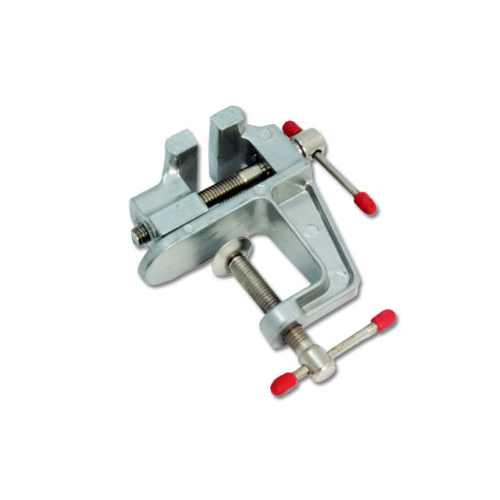 mini vice bench clamp in metal steel max opening 25 mm