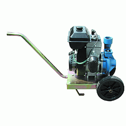 centrifugal motor pump with trolley for irrigation 4 hp petrol engine