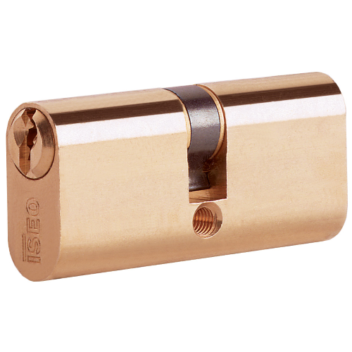 Iseo 8300.30.30 double profile oval cylinder 60 mm (30 + 30) brass