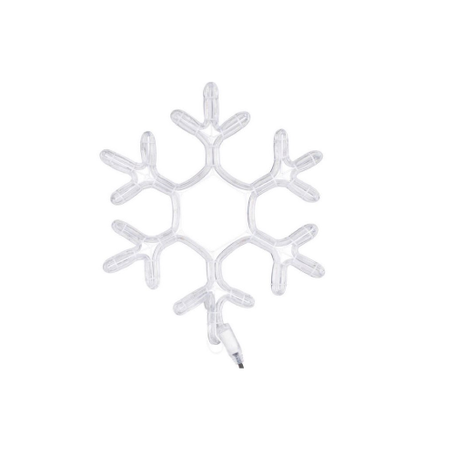 LED leuchtende Schneeflocke 33 cm Eisweiß Farbe 8 Spiele für Christbaumschmuck Weihnachtsschmuck Indoor Outdoor