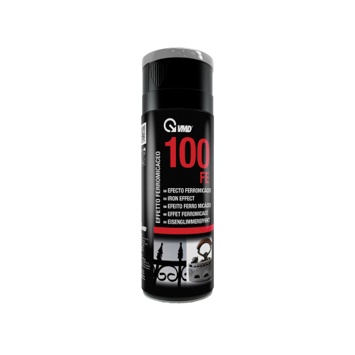 VMD 100FE bomboletta vernice spray effetto ferromicaceo colore nero 400ml made in Italy