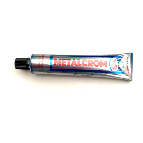 Metalcrom 50 ml Polierpaste für Metalle geeignet für Küchenöfen Gasherde aus Stahl