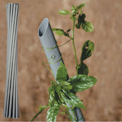 Support de piquets en PVC pour plantes et vignes 20 pcs piquets Ø 27 mm h 210 cm