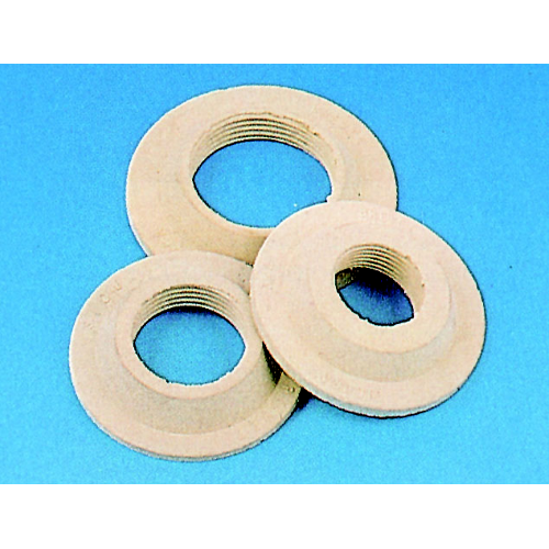 conical gasket in white rubber gr 1 &quot;with high edge for siphons