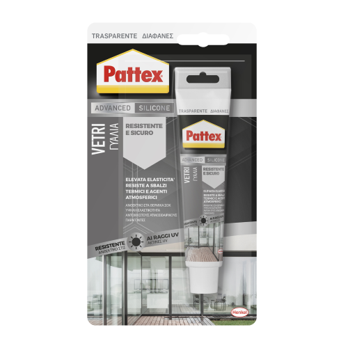 Pattex Sista 60 ml Silikon-Klebedichtstoff-Tube für Spiegel und Glas