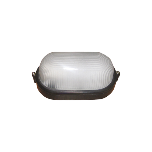 Oval ceiling lamp in glass plastic 60W E27 cm21x10,7x10h IP44 for outdoor