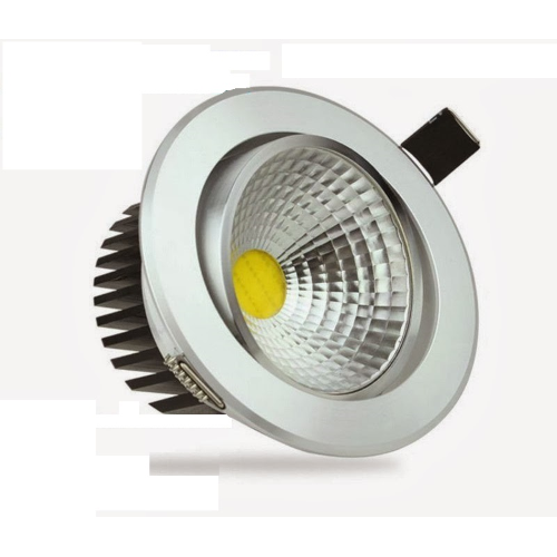 3W led round spotlight for recessed plasterboard warm white light
