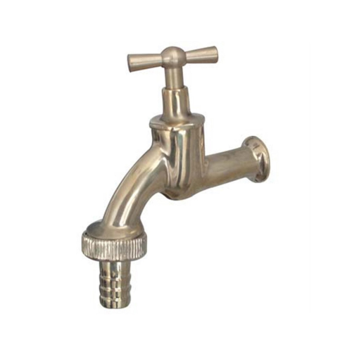 Classic Domus rubinetto artistico di ricambio per fontane a vite in ottone attacco maschio da 1/2" con portagomma