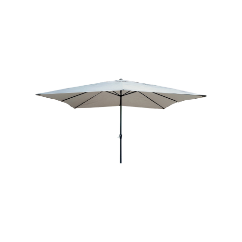 Garden umbrella mod Pully New 2x2mt polyester cloth 160 gr / sqm white with winch